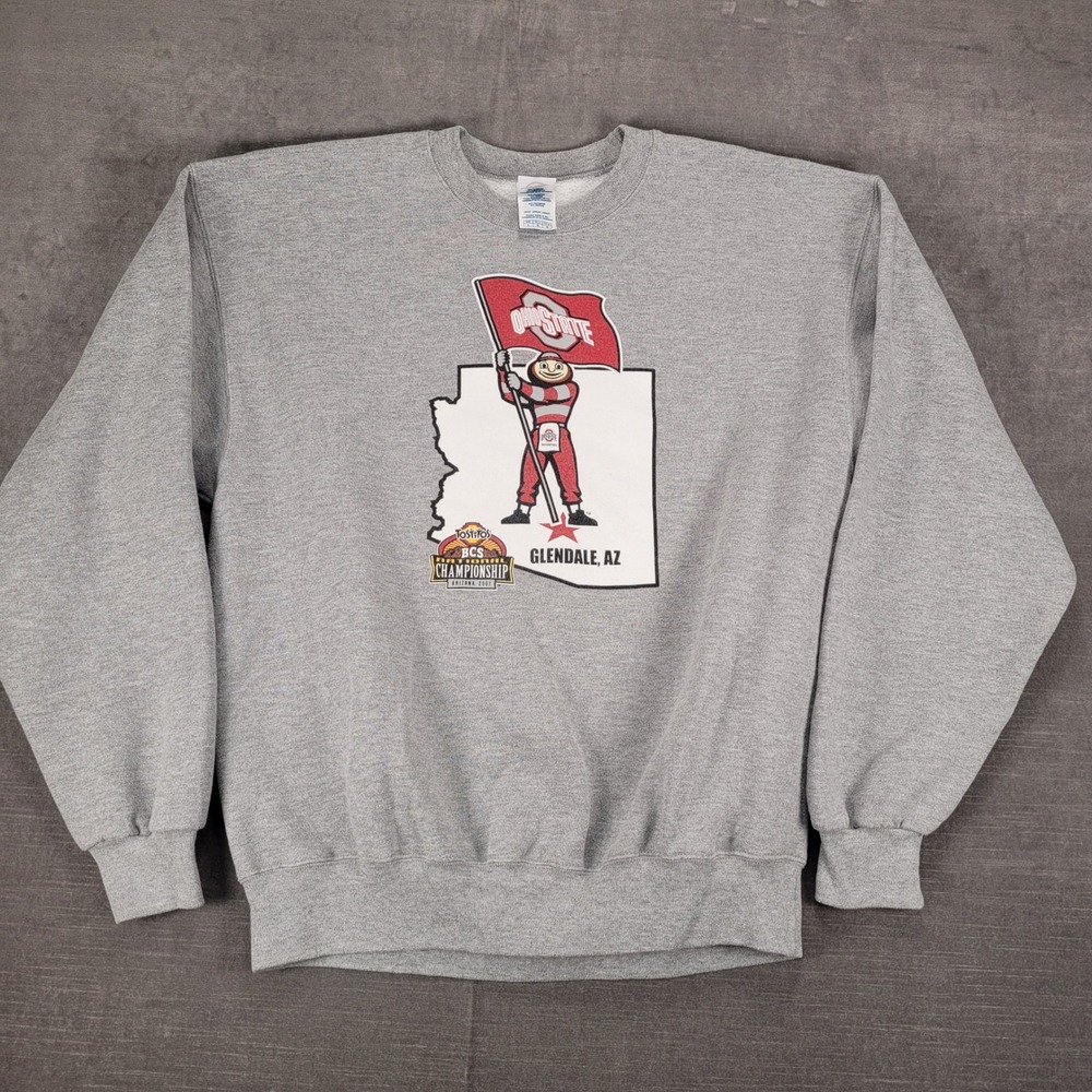 Ohio State Y2K Sweatshirt BCS Championship 2005 Delta Tag Mens Size Large